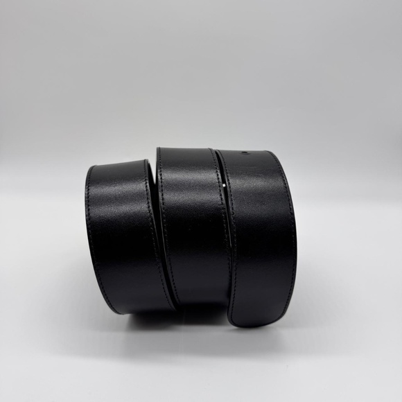 Gucci Authentic GG Marmont Wide Leather Black Belt 85 Preowned main image 14
